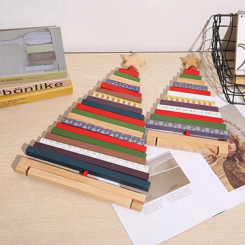 Christmas Building Blocks Decorations Desktop - Bellarte Enchanté Christmas Building Blocks Decorations Desktop